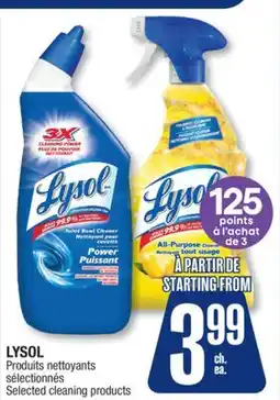 Jean Coutu LYSOL Selected cleaning products offer