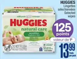 Jean Coutu HUGGIES Selected wipes offer