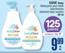 Jean Coutu DOVE Baby Selected baby washes offer