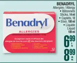 Jean Coutu BENADRYL Allergies offer