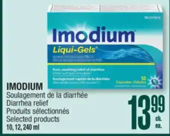 Jean Coutu IMODIUM Diarrhea relief offer