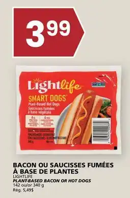 Rachelle-Bery Grocery LIGHTLIFE PLANT-BASED BACON OR HOT DOGS offer