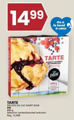 Rachelle-Bery Grocery DÉLICES DU LAC-SAINT-JEAN PIE offer