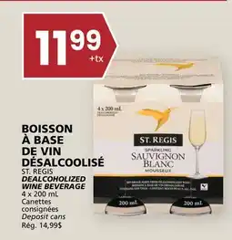 Rachelle-Bery Grocery ST. REGIS DEALCOHOLIZED WINE BEVERAGE offer