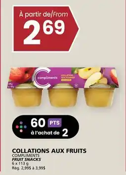 Rachelle-Bery Grocery COMPLIMENTS FRUIT SNACKS offer