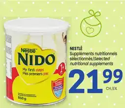 Uniprix NESTLÉ Suppléments nutritionnels sélectionnés/Selected nutritional supplements offer
