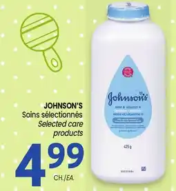 Uniprix JOHNSON'S Soins sélectionnés Selected care products offer