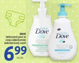Uniprix DOVE Nettoyants pour le corps sélectionnés/Selected body wash offer