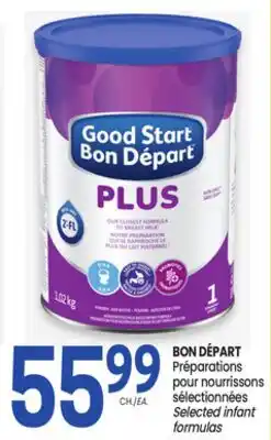 Uniprix BON DÉPART Préparations pour nourrissons sélectionnées Selected infant formulas offer