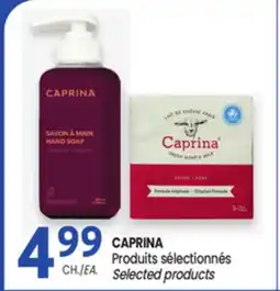 Uniprix CAPRINA Produits sélectionnés/ Selected products offer