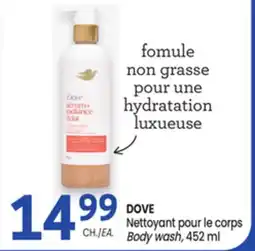 Uniprix DOVE Nettoyant pour le corps Body wash offer