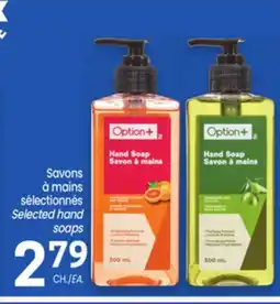 Uniprix Option+ Savons à mains sélectionnés/Selected hand soaps offer