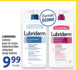 Uniprix LUBRIDERM Lotions pour le corps sélectionnées/ Selected body lotions offer