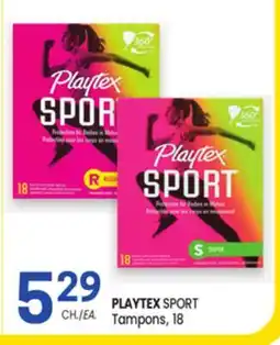 Uniprix PLAYTEX SPORT Tampons, 18 offer