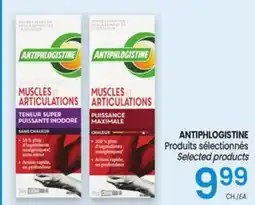 Uniprix ANTIPHLOGISTINE Produits sélectionnés/Selected products offer