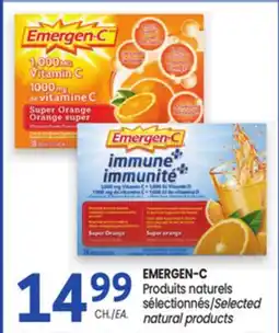 Uniprix EMERGEN-C Produits naturels sélectionnés/Selected natural products offer