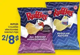 Uniprix RUFFLES Croustilles sélectionnées Selected chips offer