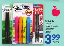 Uniprix SHARPIE Stylos sélectionnés/Selected pens offer