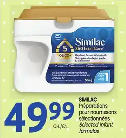Uniprix SIMILAC Préparations pour nourrissons sélectionnées/Selected infant formulas offer