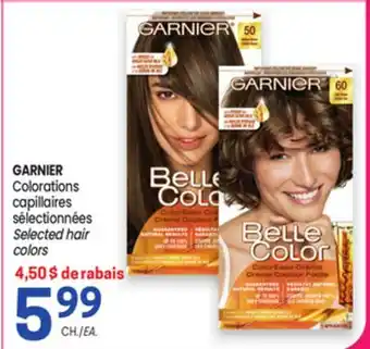 Uniprix GARNIER Colorations capillaires sélectionnées/Selected hair colors offer