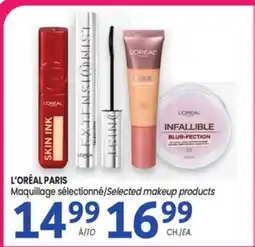 Uniprix L'ORÉAL PARIS Maquillage sélectionné/Selected makeup products offer