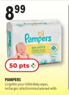 Familiprix Pampers Sensitive Skin wipes 3x64un offer