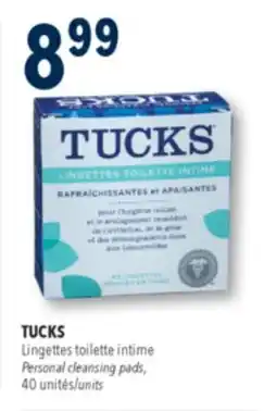 Familiprix Tucks refreshing and soothing intimate cleansing wipes 40un offer