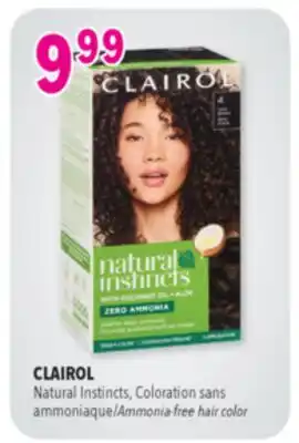 Familiprix Clairol Natural Instincts demi-permanent hair dye #4 Dark Brown offer