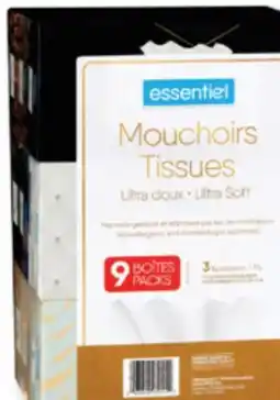 Familiprix Essentiel ultra soft tissues packs 9un offer