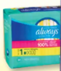 Familiprix Always Ultra Thin pads flexi-wings S1 regular 22un offer