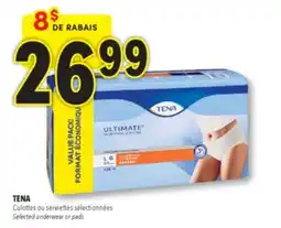 Familiprix Tena Ultimate unisex protective underwear ultimate-extra absorbency - Large 26un offer