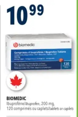 Familiprix Biomedic ibuprofen 200mg tablets 120un offer
