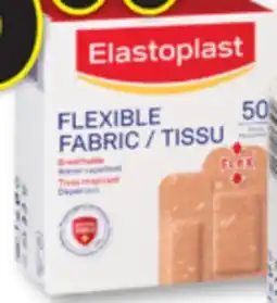 Familiprix Elastoplast extra flexible assorted sizes fabric strips 50un offer
