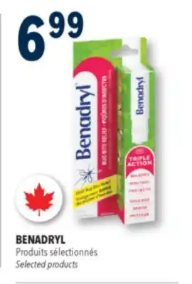 Familiprix Benadryl bug bite relief topical analgesic offer