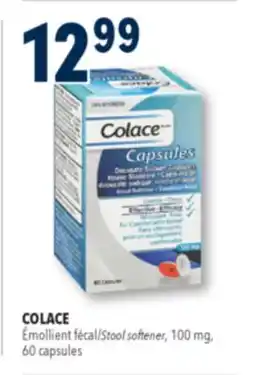Familiprix Colace Clear stool softener 100mg capsules 60un offer