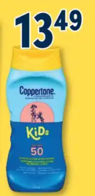 Familiprix Coppertone Kids SPF50 sunscreen lotion offer