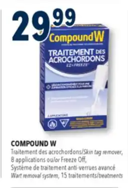 Familiprix Compound W skin tag removal system applications 8un offer