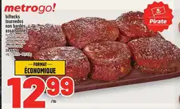 Metro BIFTECKS TOURNEDOS NON BARDÉS ASSAISONNÉS | SEASONED NO BARDED TOURNEDOS STEAKS offer