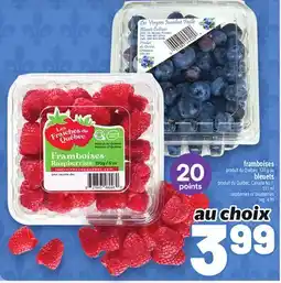 Metro FRAMBOISES OU BLEUET | RASPBERRIES OR BLUEBERRIES offer