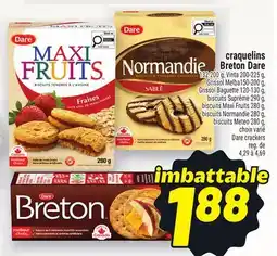 Metro CRAQUELINS BRETON DARE | DARE CRACKERS offer