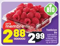 Metro FRAMBOISES BIO | ORGANIC RASPBERRIES offer