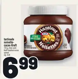 Metro TARTINADE NOISETTE- CACAO KRAFT | KRAFT HAZELNUT COCOA SPREAD offer
