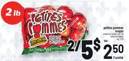 Metro PETITES POMMES ROUGES | SMALL RED APPLES offer