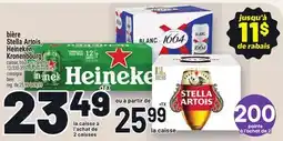 Metro BIÈRE STELLA ARTOIS, HEINEKEN, KRONENBOURG | BEER offer