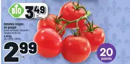 Metro TOMATES ROUGES EN GRAPPE | TOMATOES ON THE VINE offer