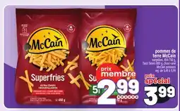 Metro POMMES DE TERRE MCCAIN | MCCAIN POTATOES offer