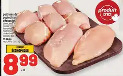 Metro POITRINES DE POULET FRAIS DÉSOSSÉES | FRESH BONELESS CHICKEN BREASTS offer
