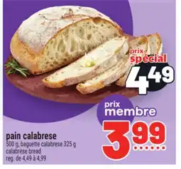 Metro PAIN CALABRESE | CALABRESE BREAD offer