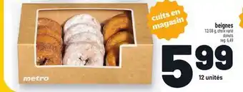 Metro BEIGNES | DONUTS offer
