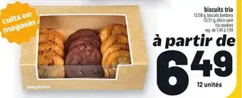 Metro BISCUITS TRIO | TRIO COOKIES offer
